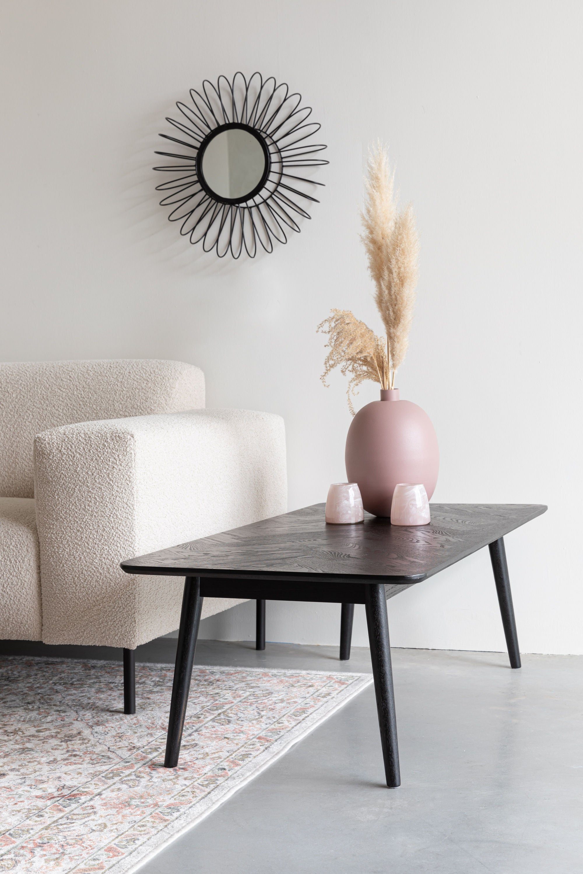 Fabio Black Wood Coffee Table